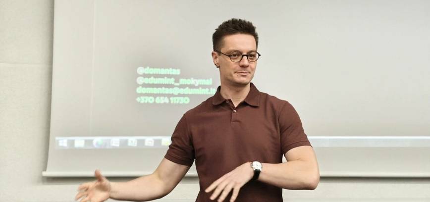 Ignalinos rajono savivaldybės salėje vyko mokymai „Verslas + socialiniai tinklai + dirbtinis intelektas: kaip būti matomam ir konkurencingam“!