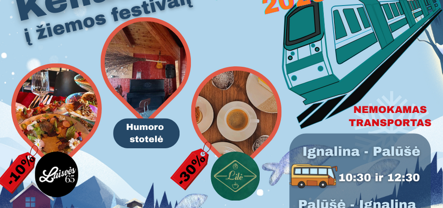 Į žvejybą traukiniu? 