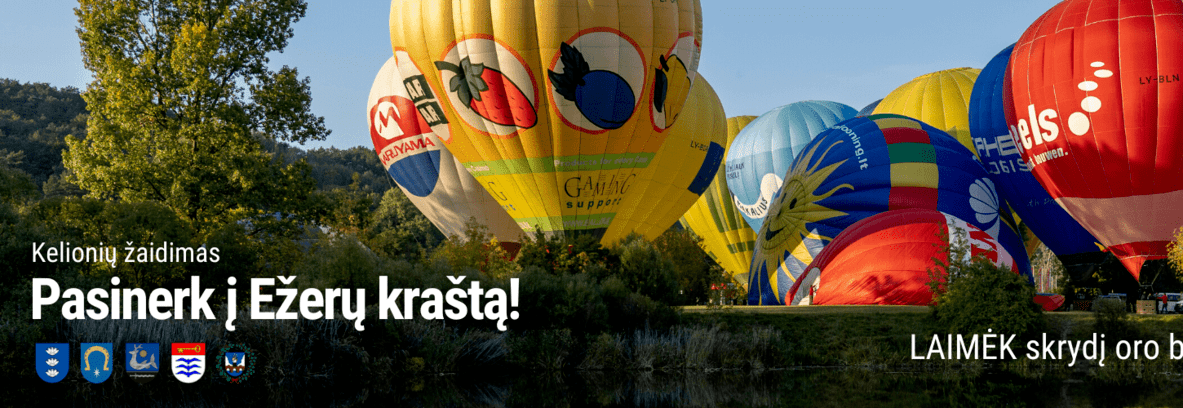 Kelionių žaidimas PASINERK Į EŽERŲ KRAŠTĄ!