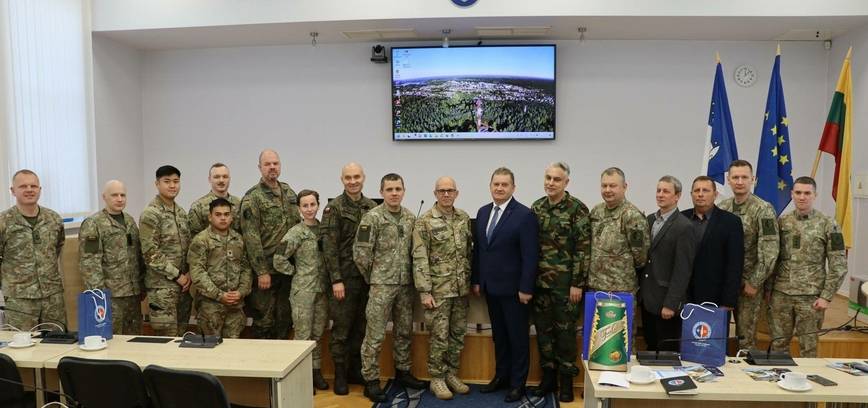 NATO karininkų vizitas Ignalinoje