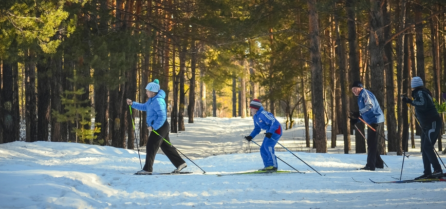 Skiing in Ignalina