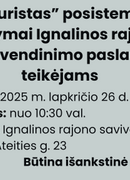 Kviečiame į „E. turistas“ posistemės mokymus Ignalinos rajono apgyvendinimo paslaugų teikėjams, 2025 m. lapkričio 26 d.