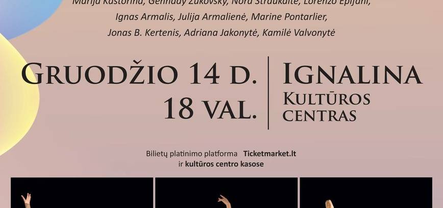 Baleto koncertas visai šeimai „Žvaigždės“