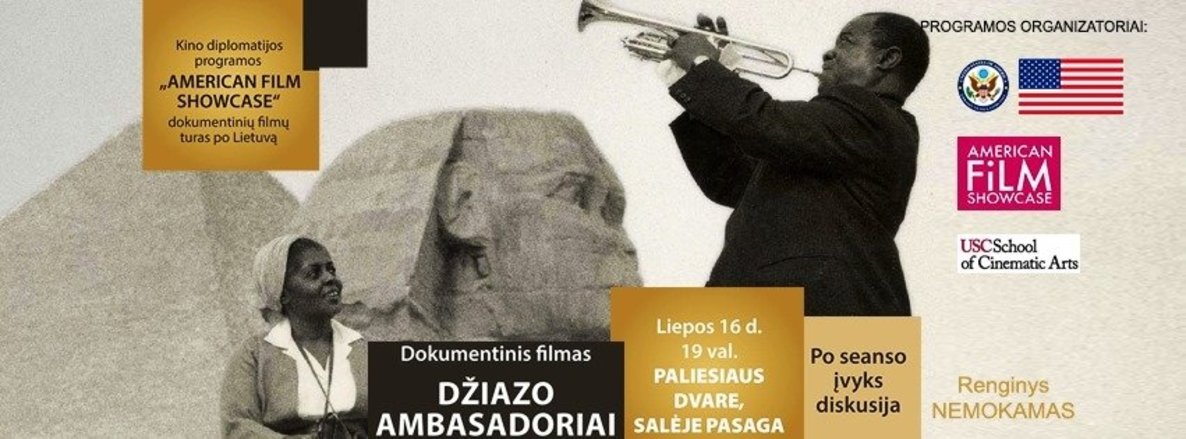 Dokumentinio filmo "Džiazo ambasadoriai" seansas I Nemokamas