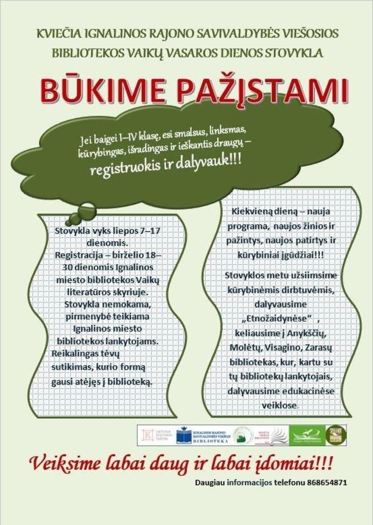 Vaikų vasaros dienos stovykla 