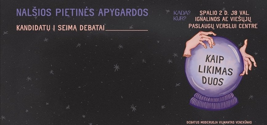 Nalšios pietinės apygardos kandidatų į Seimą debatai