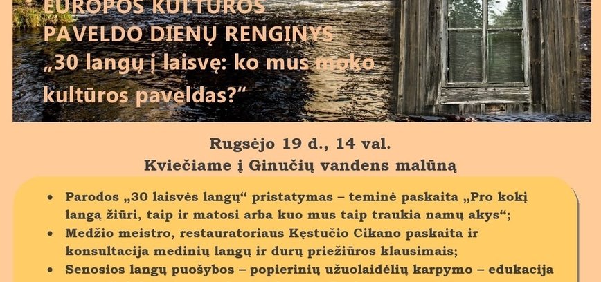 30 windows to freedom: what does cultural heritage teach us?