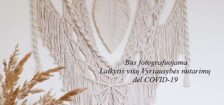 Edukacija Kazitiškyje „Makrame pynimai“