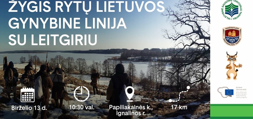 Žygis Rytų Lietuvos gynybine linija su Leitgiriu (Ginučiai-Palūšė)