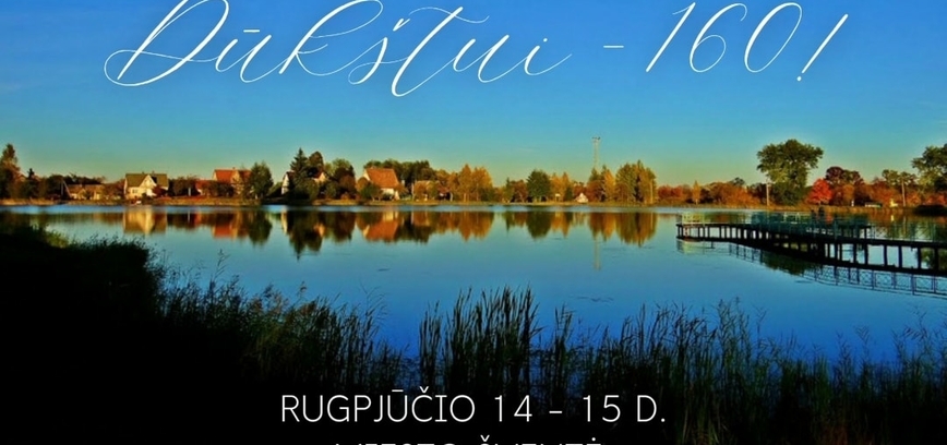 Dūkštui - 160!