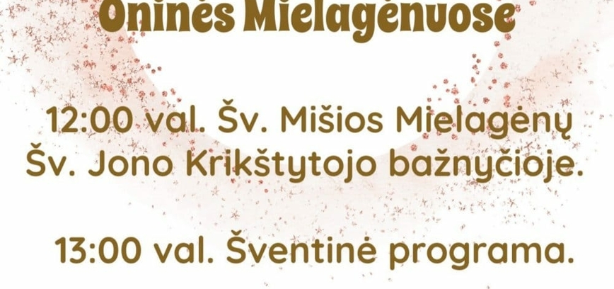 Oninės Mielagėnuose