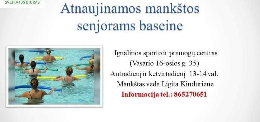 Bewegung für Senioren im Pool