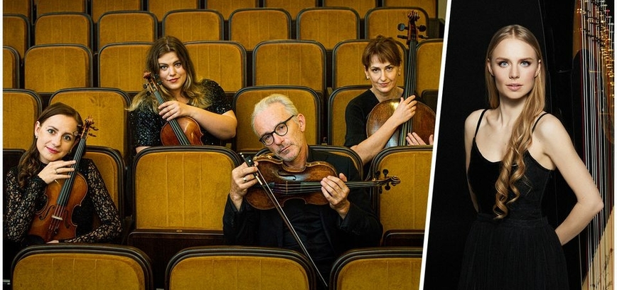 Waiting for Christmas: Vilnius State Quartet and Aistė Baliunytė (harp)