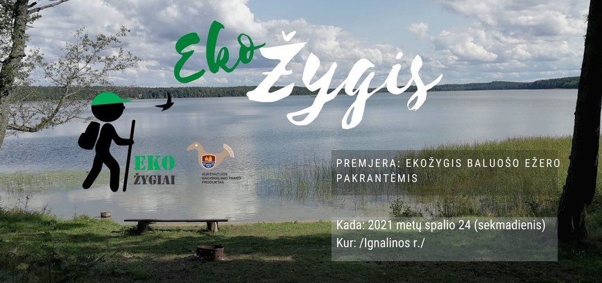 Premjera: EkoŽygis Baluošo ežero pakrantėmis /Ignalinos r./