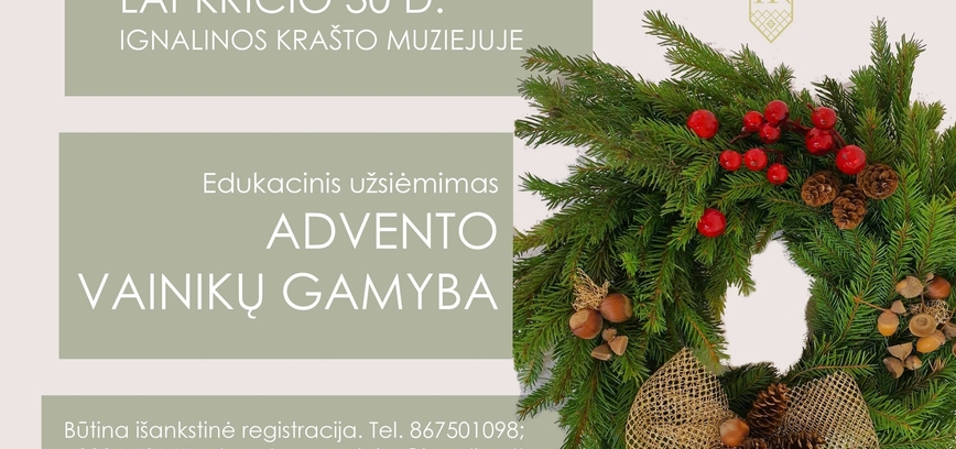 Educational activity Production of Advent wreaths