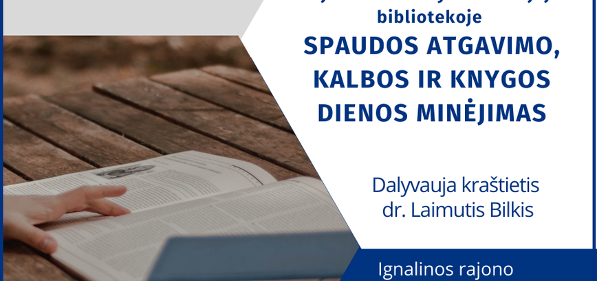 Spaudos atgavimo, kalbos ir knygos dienos minėjimas