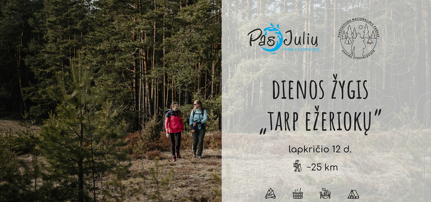 Dienos žygis „Tarp ežeriokų“