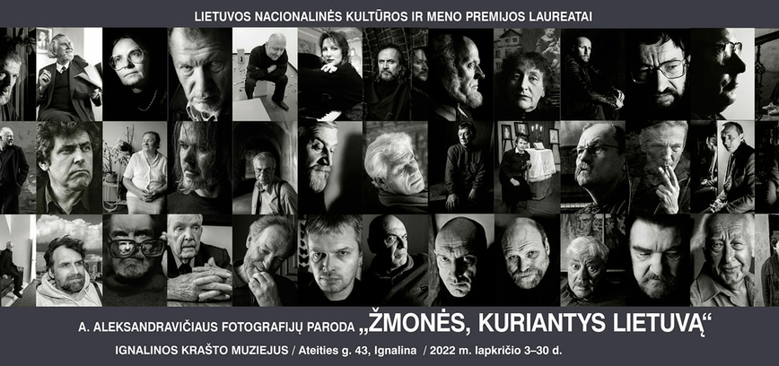 Algimanto Aleksandravičiaus portretų paroda „Žmonės, kuriantys Lietuvą“