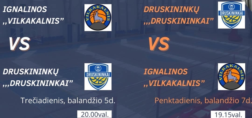 RKL ketvirtfinalio varžybos. Susitinka Ignalinos