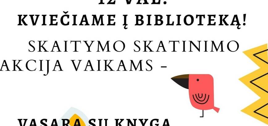 Skaitymo skatinimo akcija vaikams Dūkšte