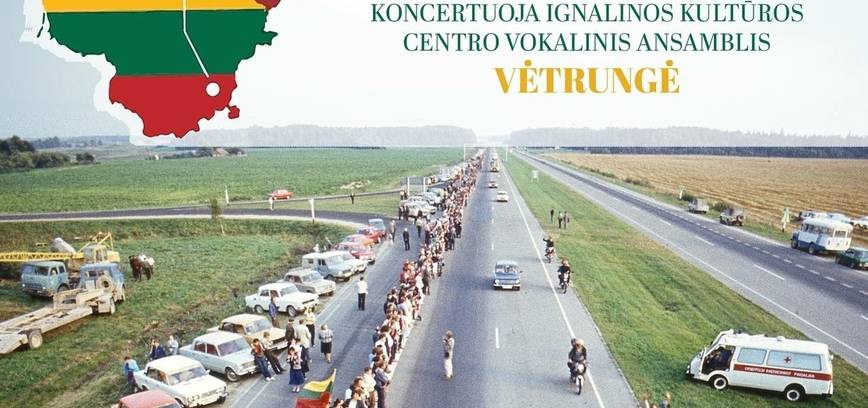 Juodojo kaspino Baltijos kelio dienos minėjimas