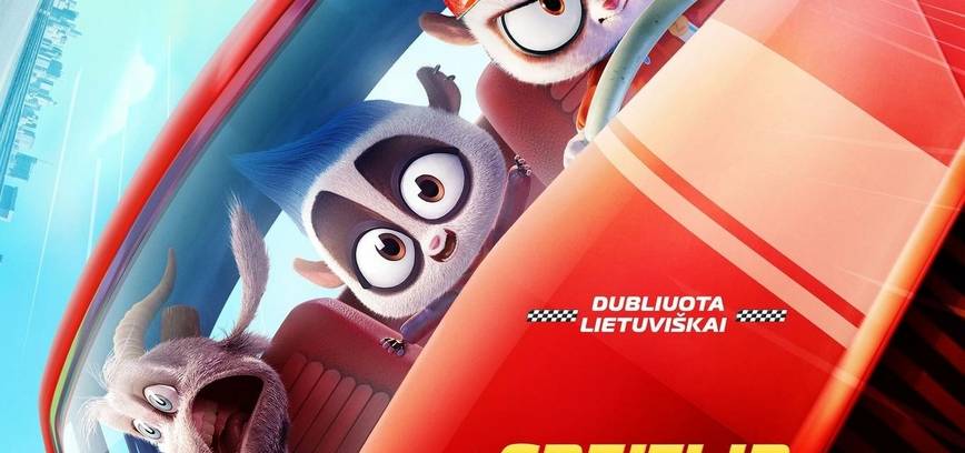 Animacinis nuotykių filmas visai šeimai GREITI IR PŪKUOTI