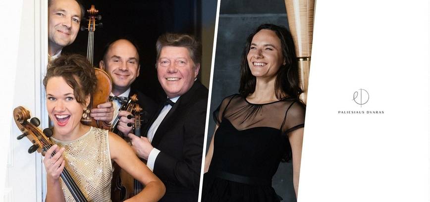 Šokiai stygoms. Čiurlionio kvartetas ir Joana Daunytė Paliesiaus dvare