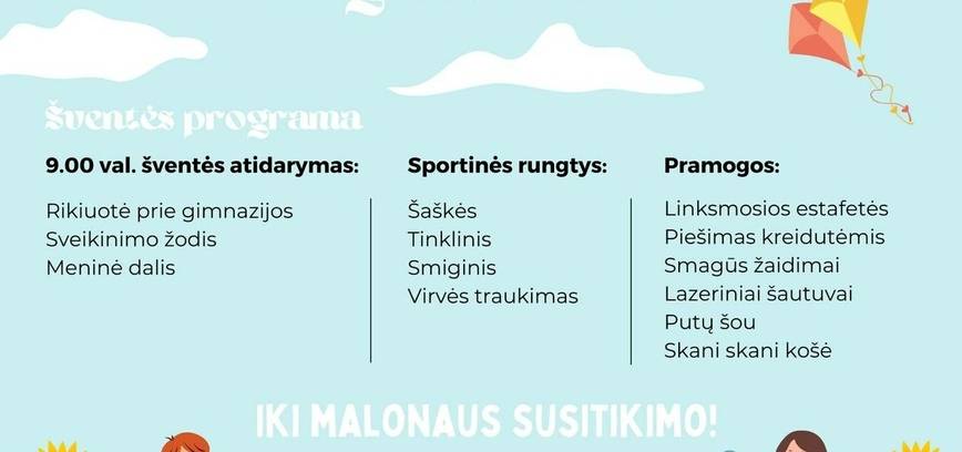 Vaiko dienos šventė Vidiškėse