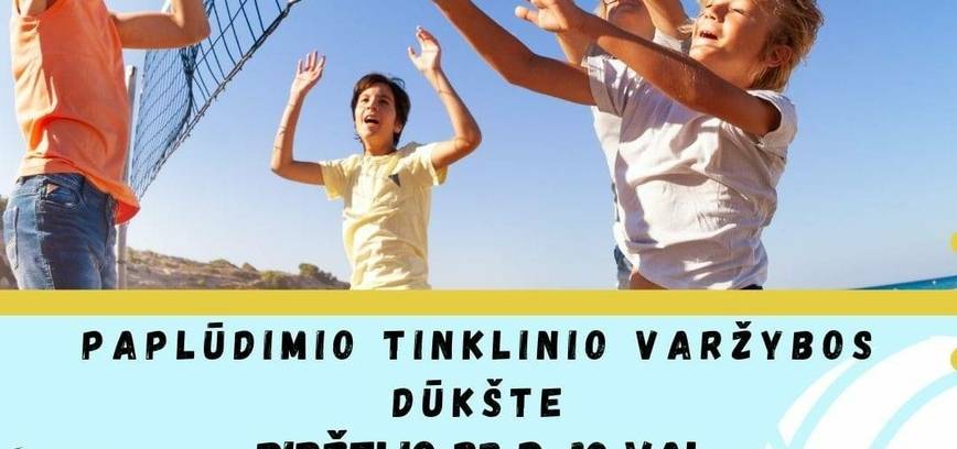 Paplūdimio tinklinio varžybos Dūkšte