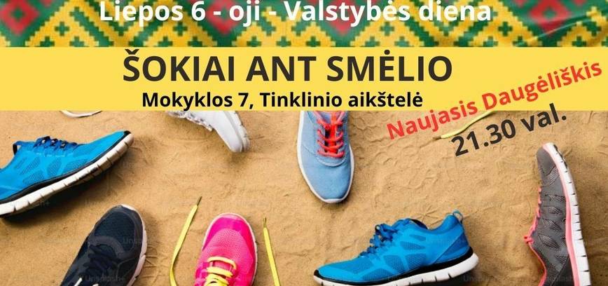Šokiai ant smėlio Naujajame Daugėliškyje