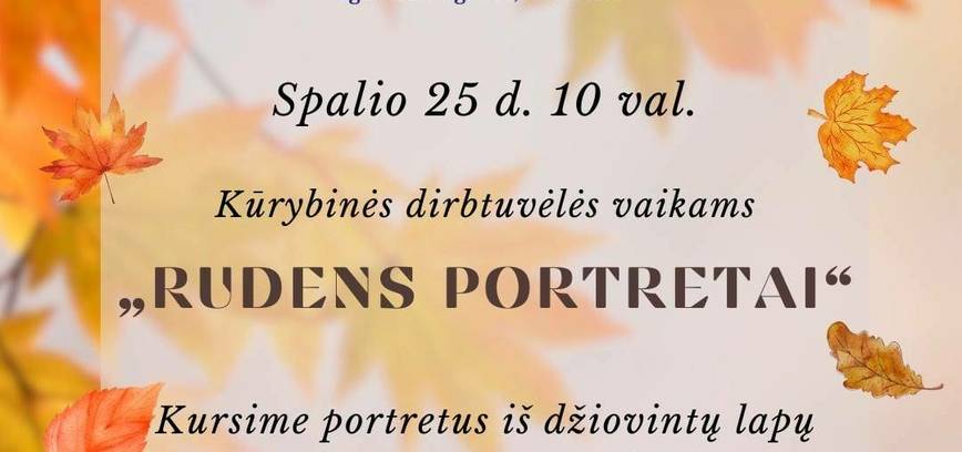 Kūrybinės dirbtuvėlės vaikams 