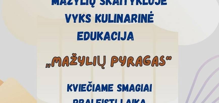 Kulinarinė edukacija 