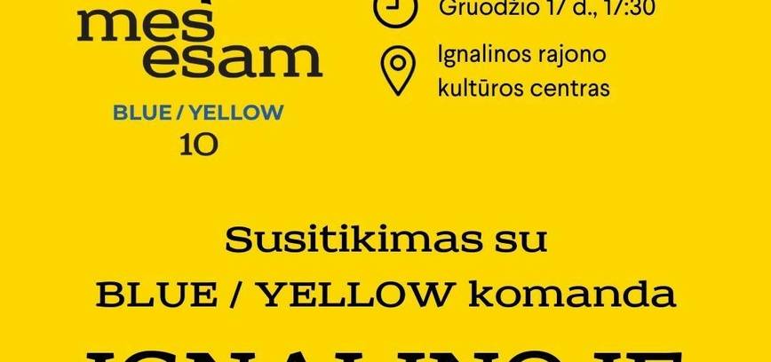 Susitikimas su „Blue/Yellow