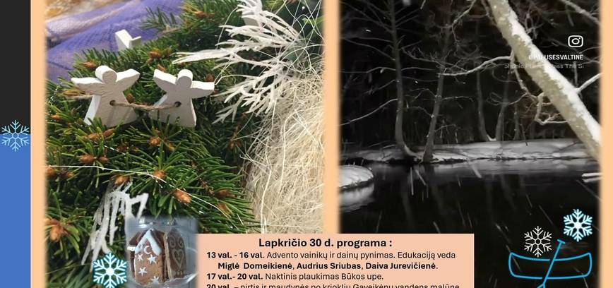 Žiemos sutiktuvės Gaveikėnų vandens malūne 