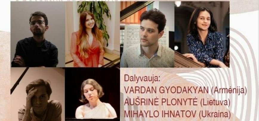 VDU muzikos akademijos fortepijono katedros Prof. Alexander Paley studentų koncertas