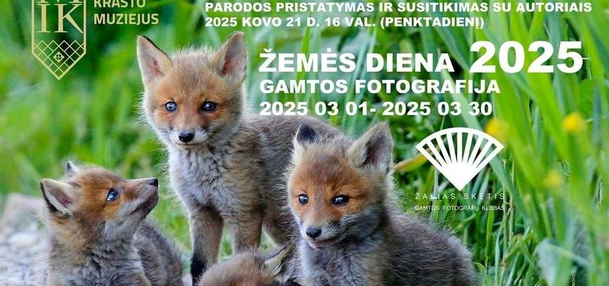 Parodos „Žemės diena 2025. Gamtos fotografija“ pristatymas ir susitikimas su autoriais
