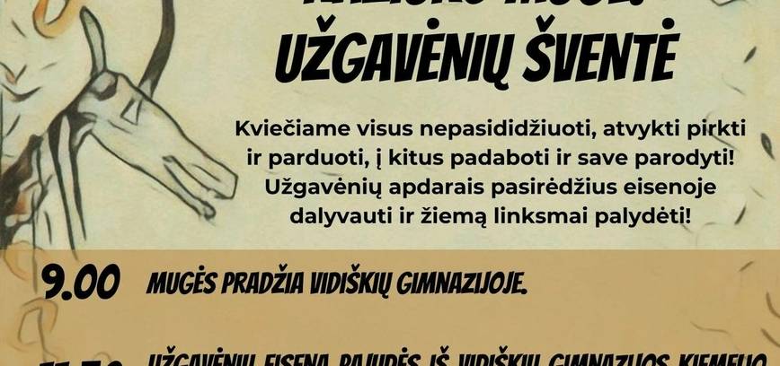 Kaziuko mugė ir Užgavėnių šventė Vidiškėse
