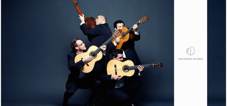 Baltijos gitarų kvartetas Paliesiuje