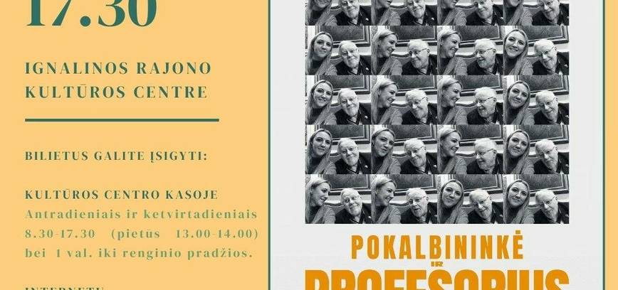 Dokumentinis filmas „Pokalbininkė ir profesorius“