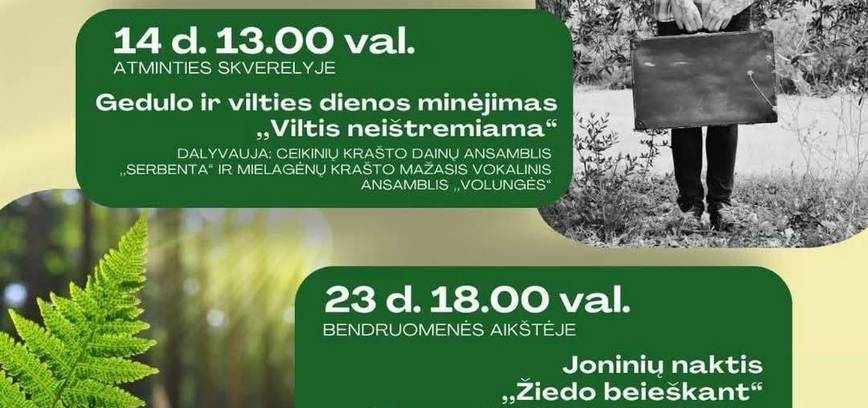 Gedulo ir vilties dienos minėjimas 