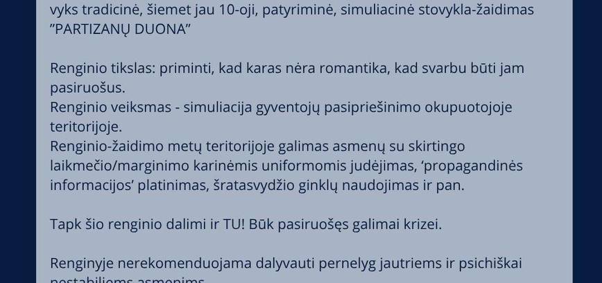 Simuliacinis renginys-žaidimas 