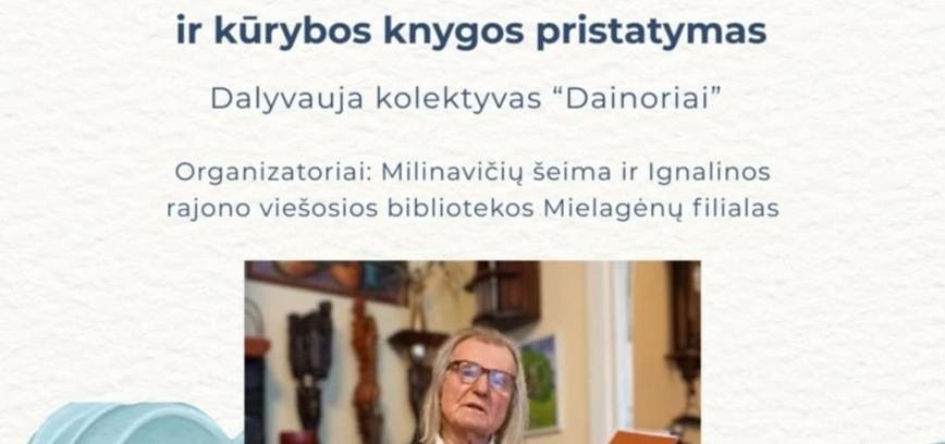 Mindaugo Milinavičiaus gyvenimo ir kūrybos knygos pristatymas