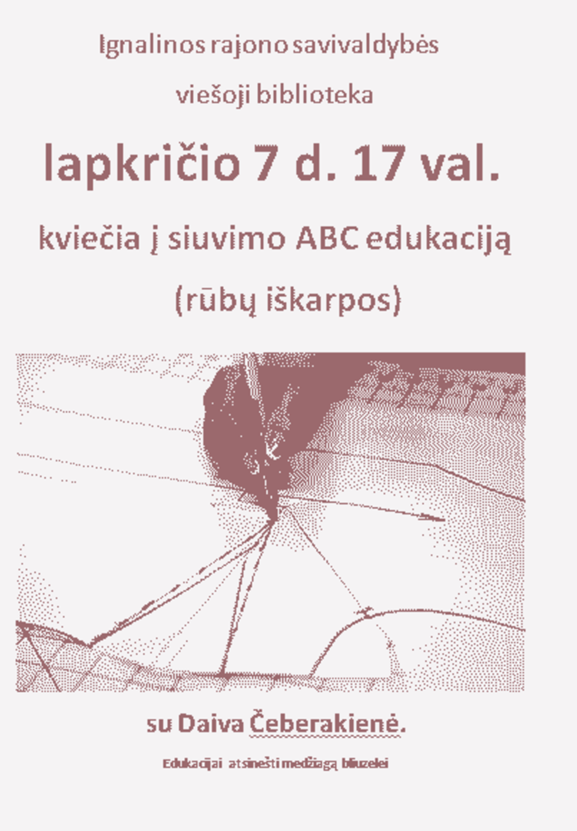 Siuvimo ABC edukacija (rūbų iškarpos)