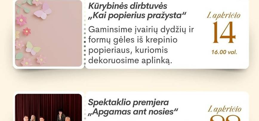 Kūrybinės dirbtuvės 