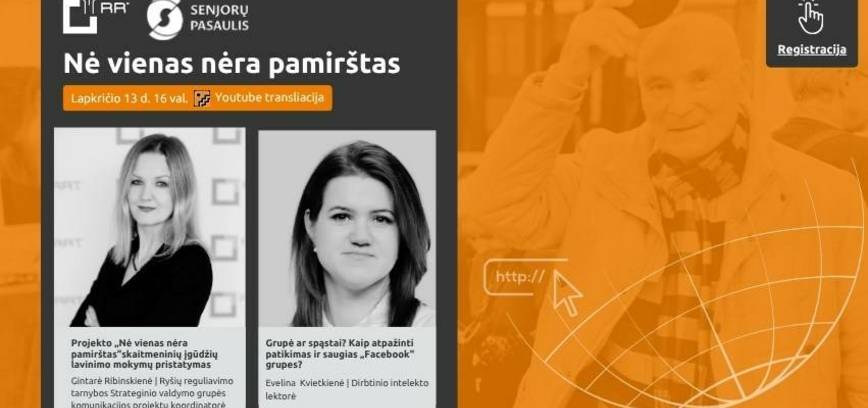 „Nė vienas nėra pamirštas“ nemokama paskaita