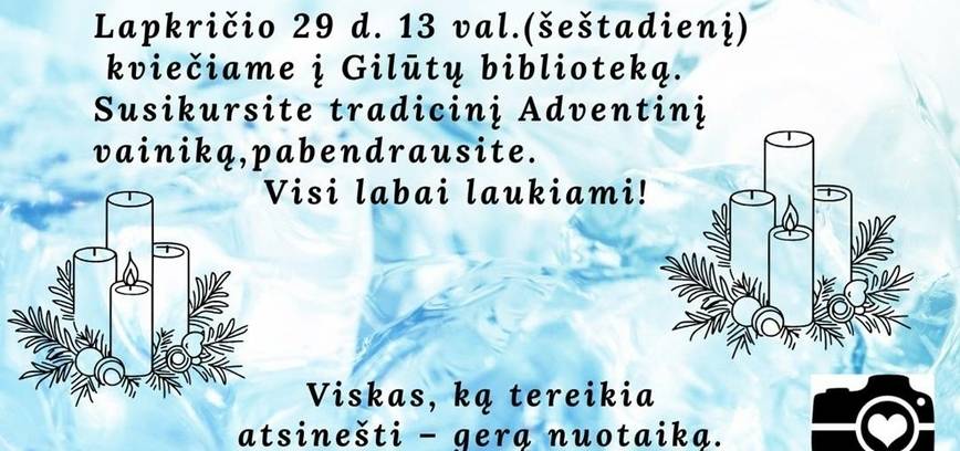 Adventinio vainiko kūrimas