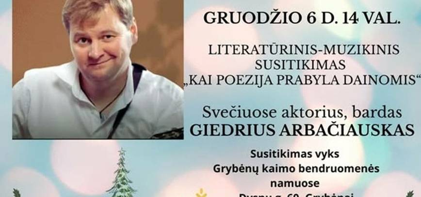 Literatūrinis - muzikinis susitikimas 