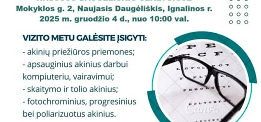 Nemokama regos patikra N. Daugėliškyje