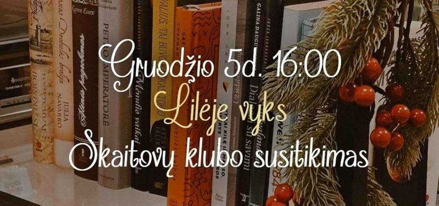 Susitikimas skaitytojų klube „Tarp eilučių“ kepyklėlėje „Lilė“