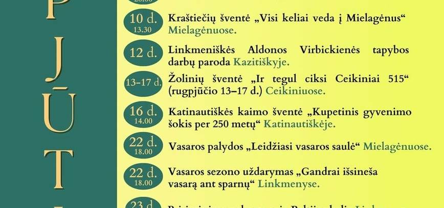 Kultūriniai renginiai Ignalinos rajone